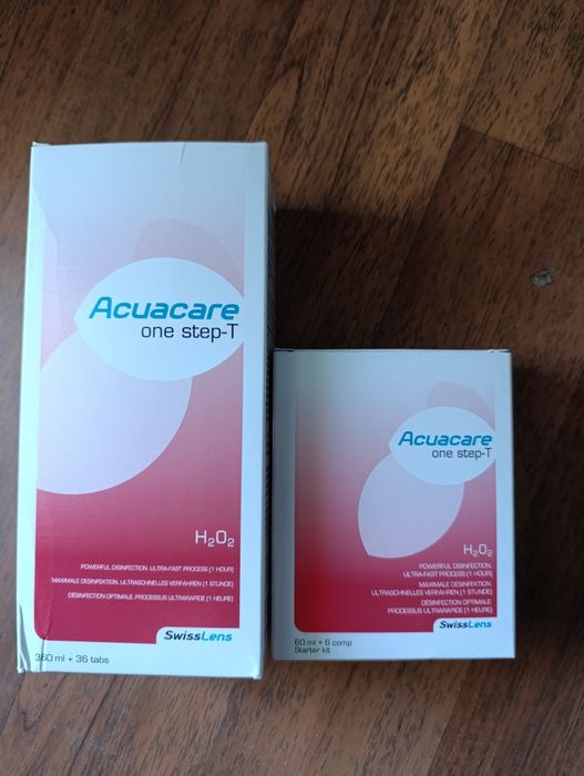 Płyn do soczewek Acuacare 360 ml + 60 ml + tabletki
