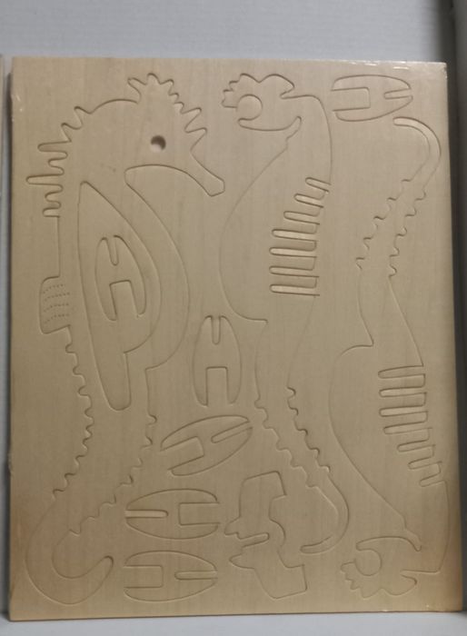 Puzzle 3D em Madeira Cavalo Marinho Grande animais