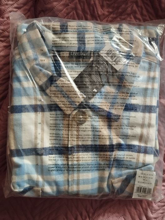 Koszula typu bluzo-kurtka z grubszego materiału  męska Livergy rozmiar XL 56/58