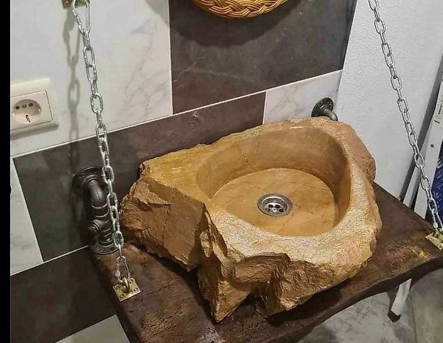 Lavatórios wc em pedra natural e xisto