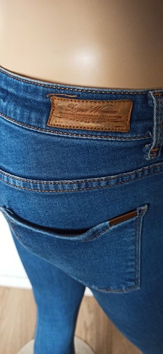 Sg Spodnie damskie 36 , S jeansy damskie 36 , S Zara rurki 36 spodnie