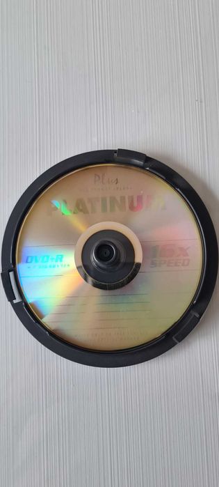 Conjunto de DVDs Virgens em Cakebox Nunca Usados