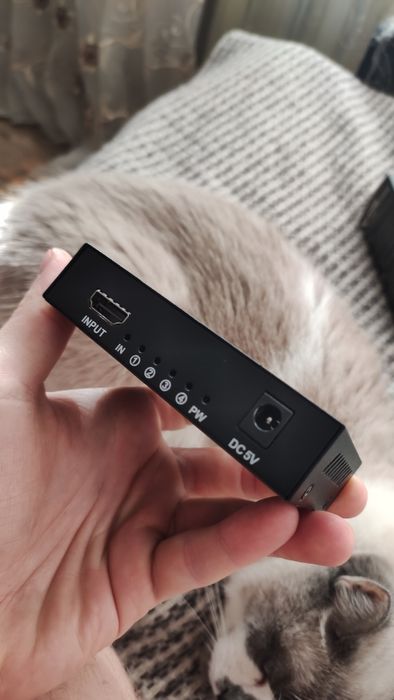 HDMI Splitter 1x4 + HDMI кабель Ugreen 1.5 м у подарунок