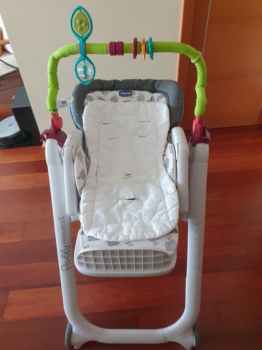 Cadeira da papa e espreguiçadeira Polly progre 5 chicco
