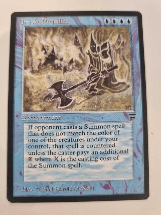 MTG Invoke Prejudice – Legends 1994 – English – Reserved List