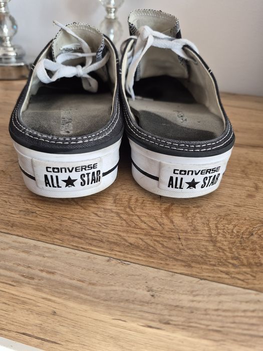Trampki klapki all star converse 37 czarne