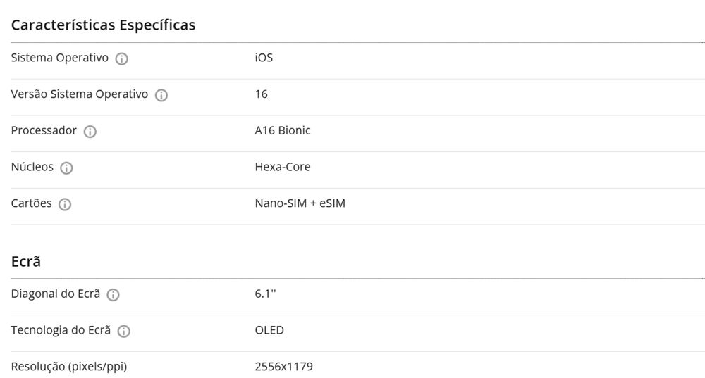 iPhone 14 Pro APPLE (6.1'' - 128 GB - Roxo Escuro)