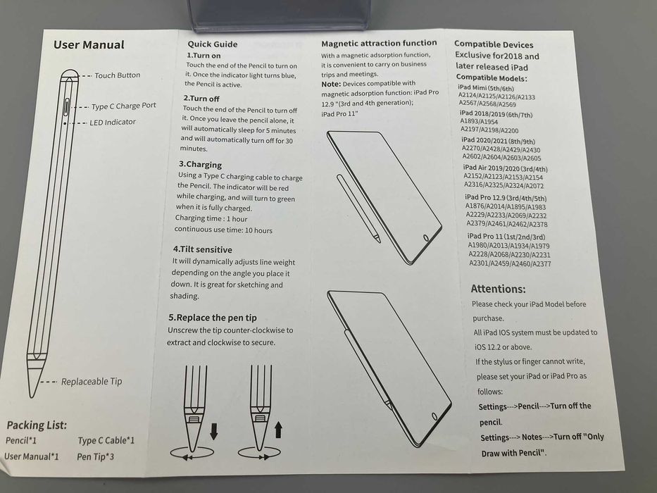 Стилус Stylus Pen для iPad новий