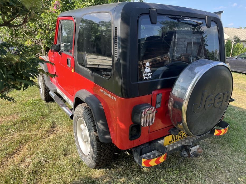 Jeep Wrangler YJ werja UK 2.5 manual