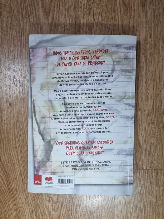 Um de nós mente - Livro