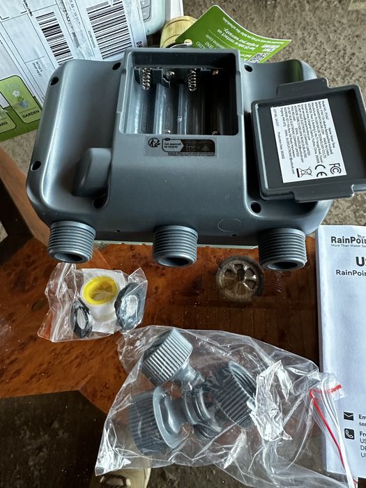 RAINPOINT 3-зонний таймер для поливу з латунним впускним отвором