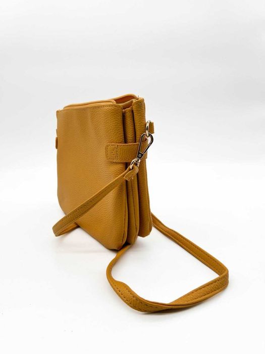 Жіноча жовта сумка через плече / кросбоді