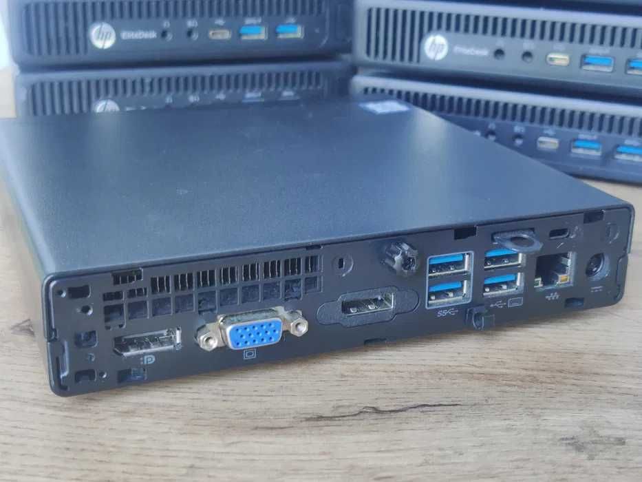 Продуктивний міні ПК HP EliteDesk 800 G2 i5-6500T/ 16GB / 128GB+500GB