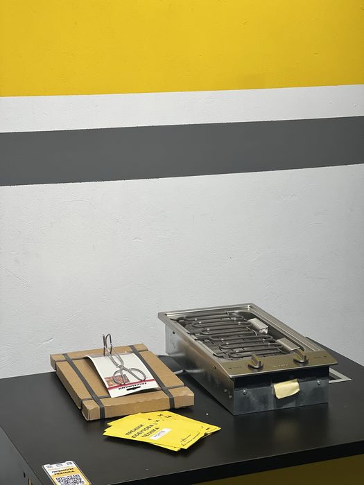 Гриль-барбекю від Мiele CS 1312 BG нержавіюча сталь. Підключка до води