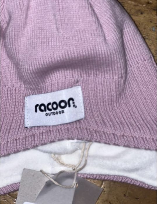 Шапка ремі racoon 0-2 года для дівчинки