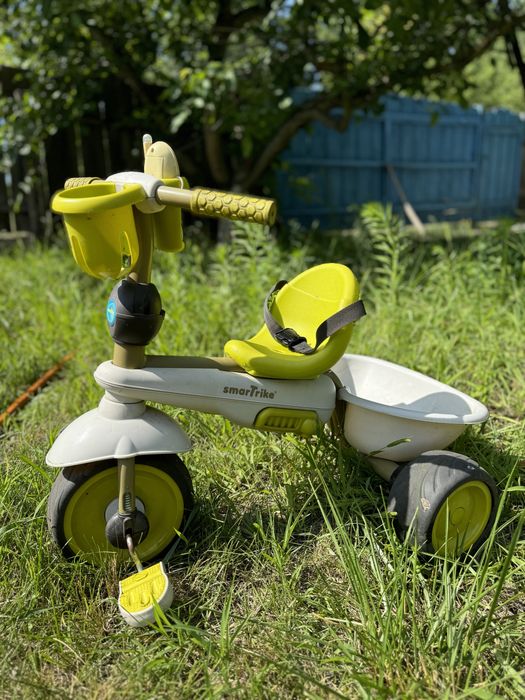 Самокат триколісний рожевий