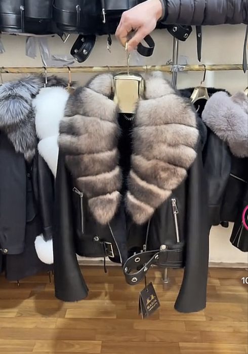 Дубленка новая с мехом