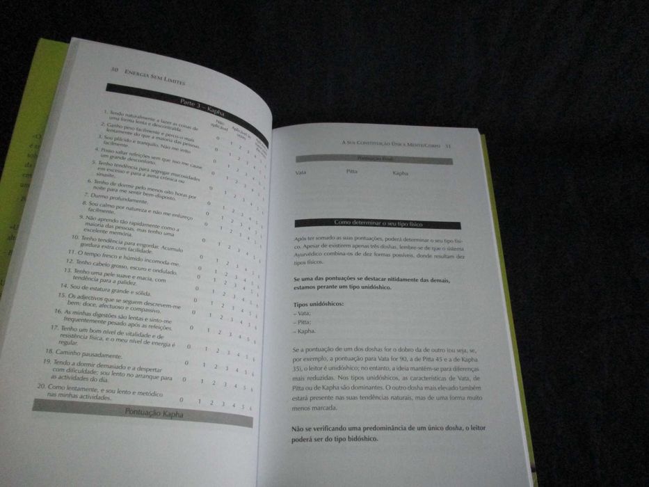Livro Energia sem Limites Deepak Chopra