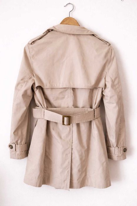 Impermeável bege tipo trench | Novo | Veste M/38