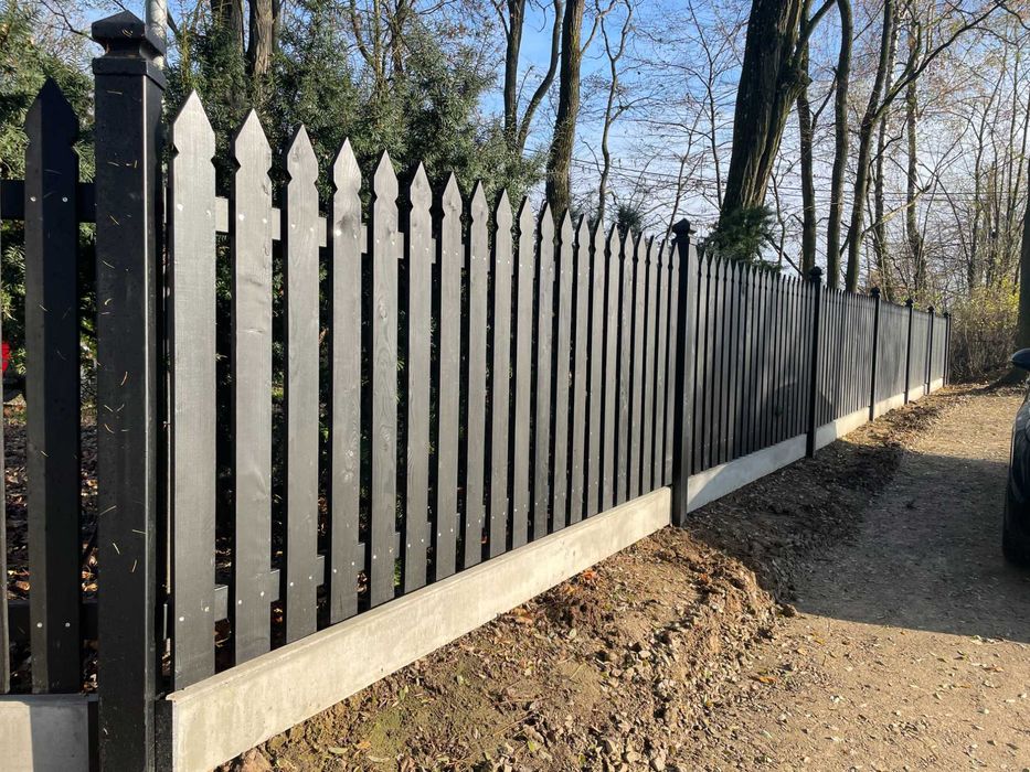 Podmurówka 300cm 20x300x5cm pełna ogrodzeniowa betonowa zbrojona