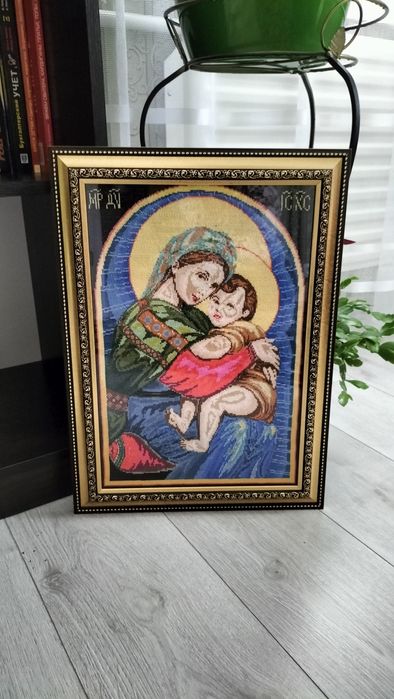 Икона вышитая крестиком