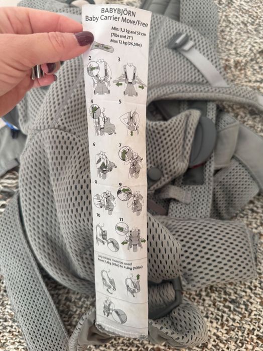 BabyBjorn Marsúpio Move Airy Mesh como NOVO