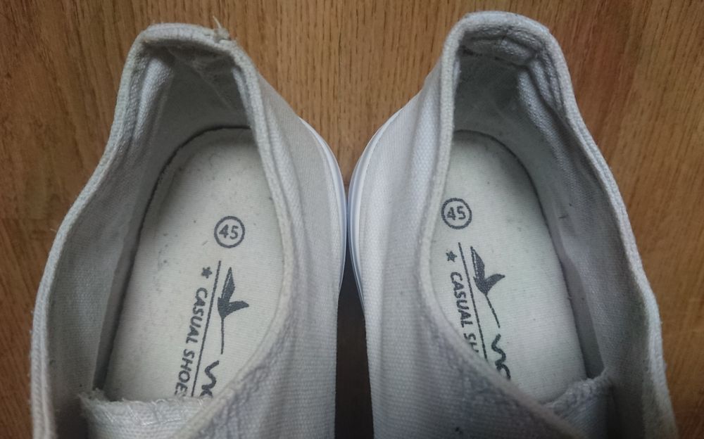 Trampki męskie białe