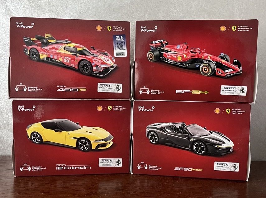 Модельки shell ferrari collection 2025