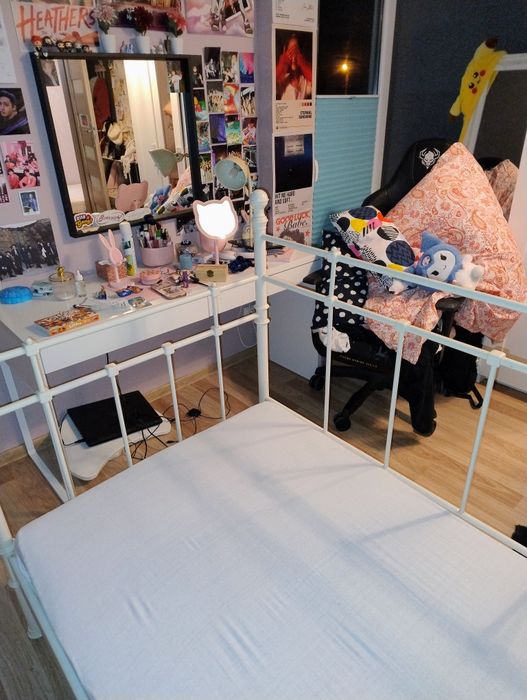 Łóżko  stalowe rama 210/100