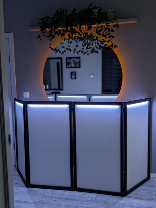 Діджей-фасад (Ширма) з LED-підсвіткою — Професійне оформлення вашого івенту звукач  будка