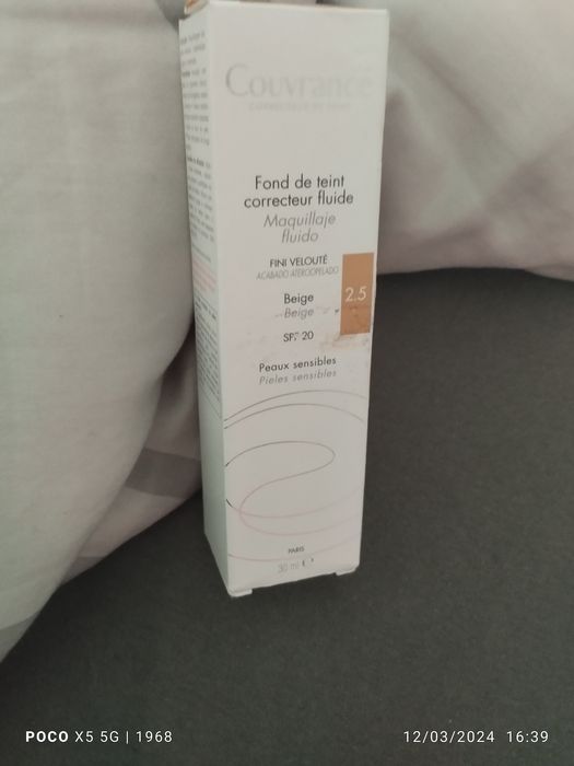 Fond de teint spf 20 couvrance
