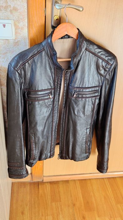 Шкіряна натуральна куртка