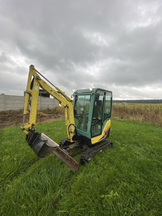 Wynajem minikoparki bez operatora Yanmar Sv17 Ex 3 łyzki