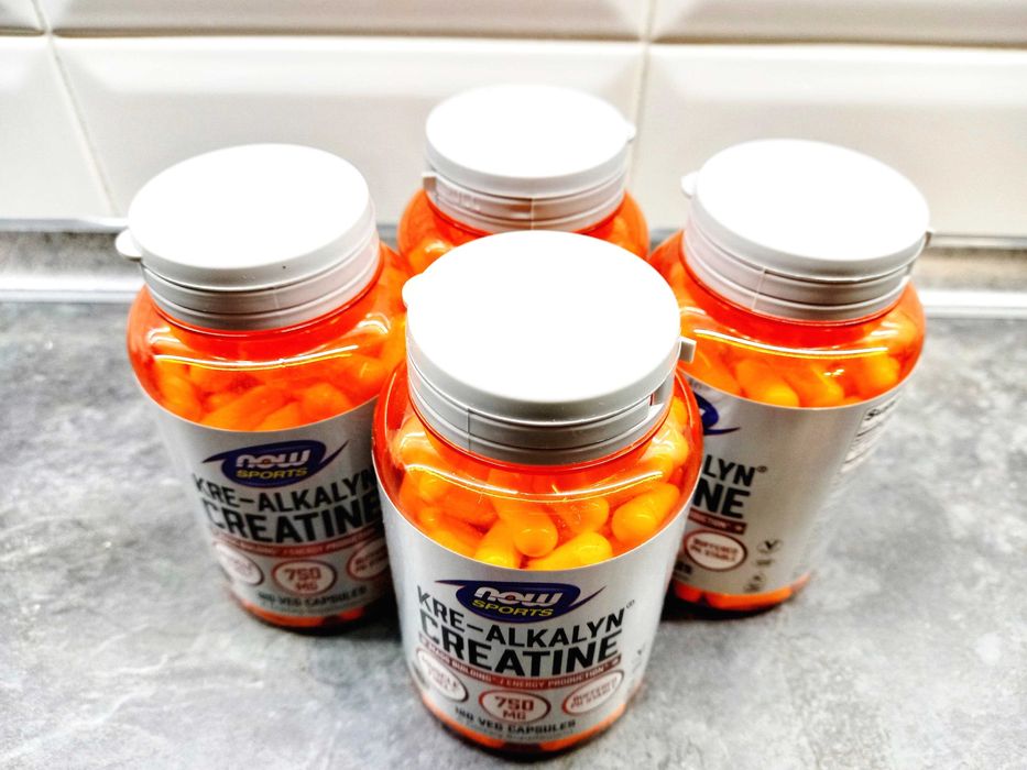 Now Foods, Kre-Alkalyn Creatine 750 мг (120 капс.), креатин