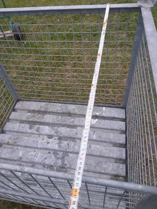 Kosz skrzynia na podnosnik, skrzyniopaleta