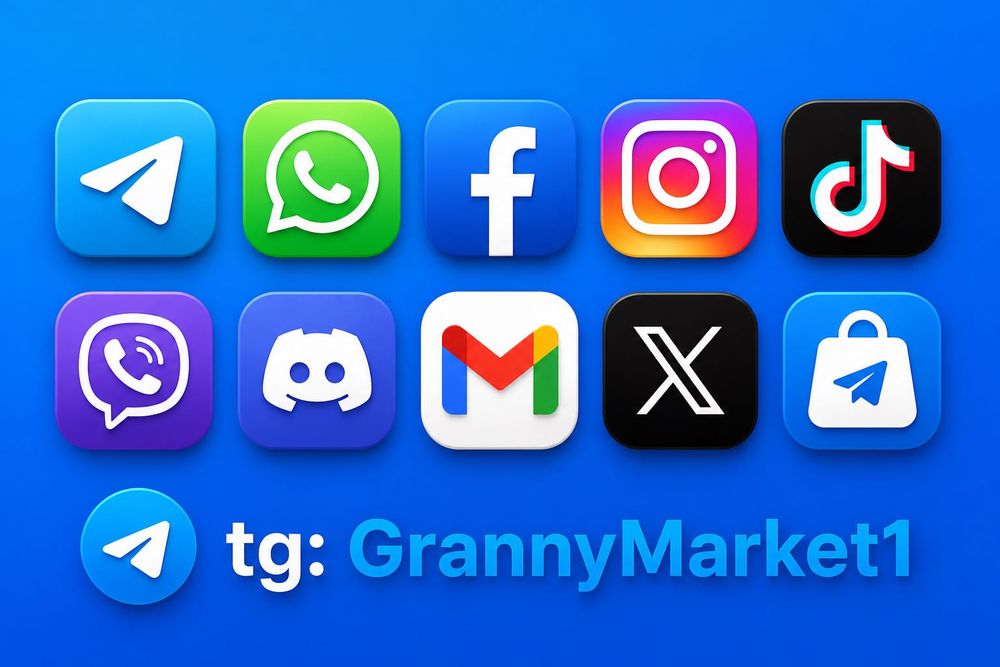 Аккаунт Facebook Telegram Instagram TikTok Gmail WhatsApp Viber Discord Twitter