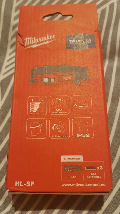 Latarka czołowa Milwaukee  HL-SF 450 lm