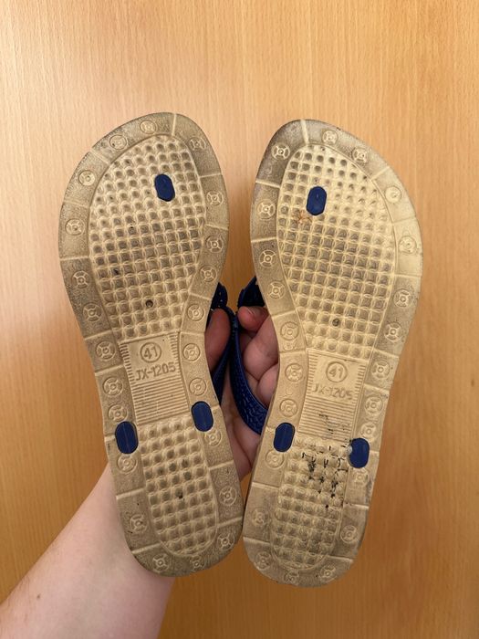 Chinelos Azul Escuro super giros