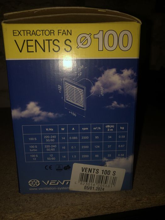 Wentylator lazienkowy