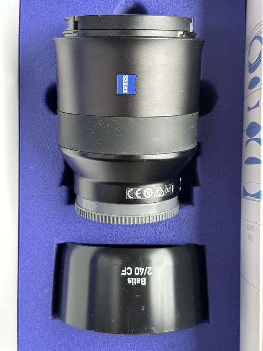 Zeiss Batis 40mm f/2 CF Sony E – stan bardzo dobry, komplet, pudełko