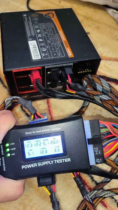 Cougar CMX 700W Напівмодульний блок  Рідна пломба  гарний стан Ультимативний rtx gtx gt gaming oc rx