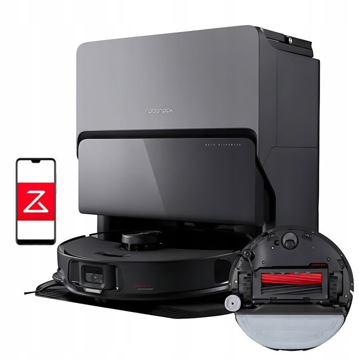 Robot Sprzątający Roborock S8 MaxV Ultra Czarny Odkurzacz Mopujący