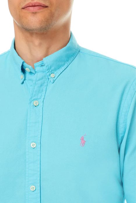 Лляна сорочка Polo Ralph Lauren (оригінал)