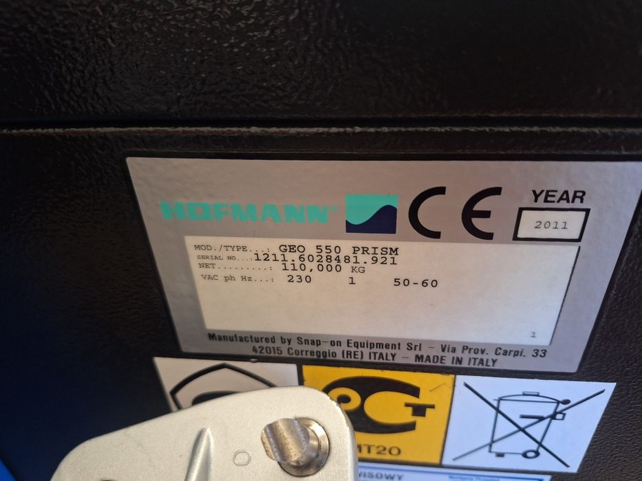 Hofmann geoliner 550 prism baza Pojazdów 11.25r