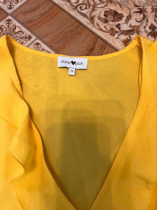 Плаття жіноче жовте