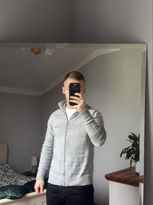 Bluzka sweterek rozpinany szary Quiksilver