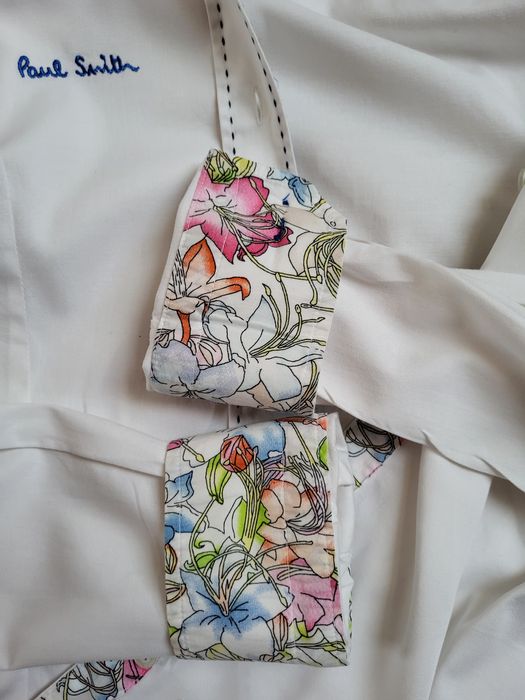 biała koszula z długim rękawem Paul Smith XL/42