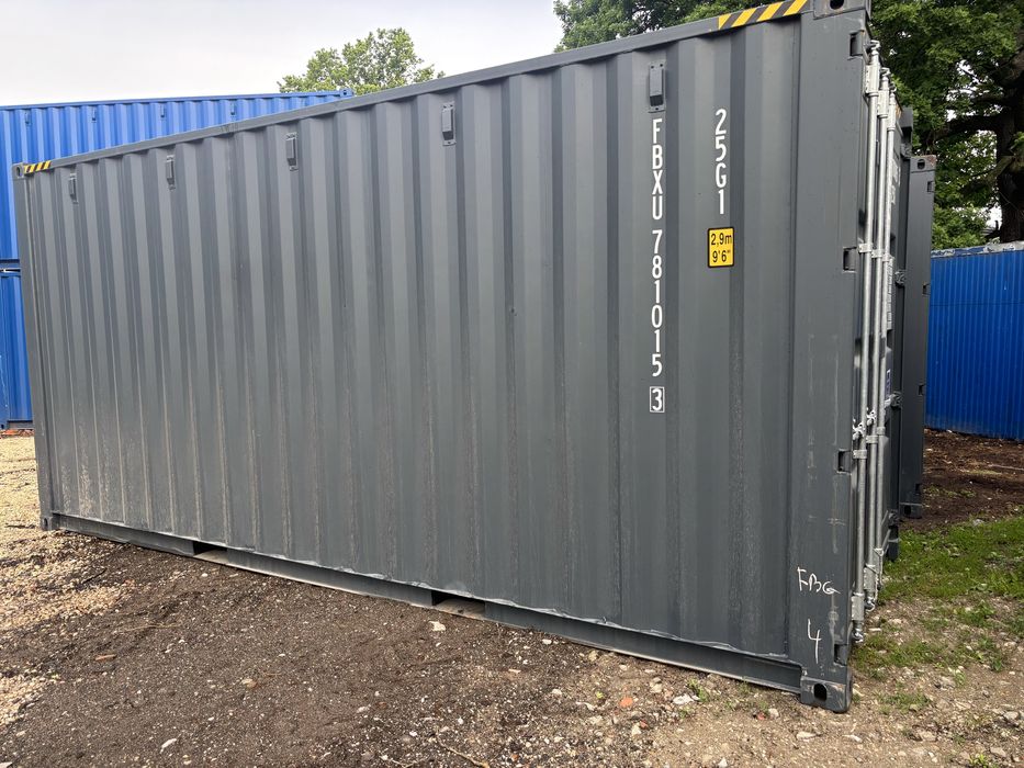 Kontener Morski 20Hc one way antracyt bialy szary niebieski transport