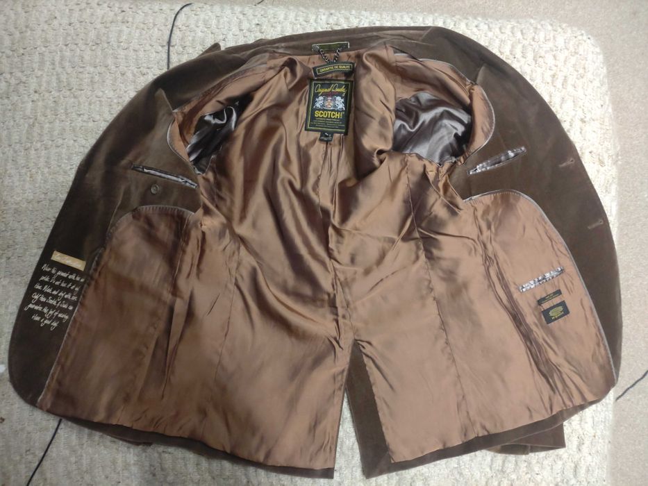 Чоловічий  піджак scotch & soda amsterdam couture р. 50-52 оксамит