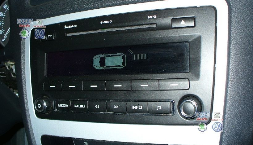 Парковочний радар парктронік 8 датч. VW Passat B7,CC Golf 6 Tiguan